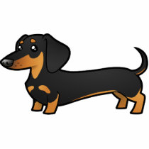 Cartoon Dachshund (smooth coat)