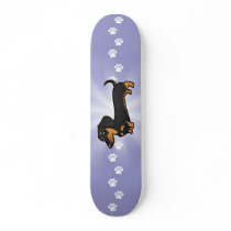 Cartoon Dachshund (smooth coat)