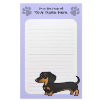 Cartoon Dachshund (smooth coat)