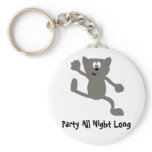 Cartoon Dancing Cat Keychain