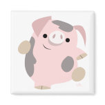 Cartoon Dancing Pig magnet