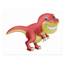 Cartoon Dinosaur Postcards