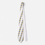 Cartoon DJ girl Custom Ties