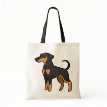 Cartoon Doberman Pinscher (floppy ears) Bag
