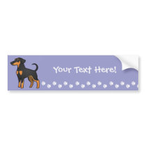 Cartoon Doberman Pinscher (floppy ears)