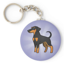 Cartoon Doberman Pinscher (floppy ears)
