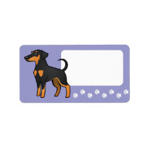 Cartoon Doberman Pinscher (floppy ears)