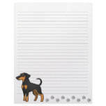 Cartoon Doberman Pinscher (floppy ears)