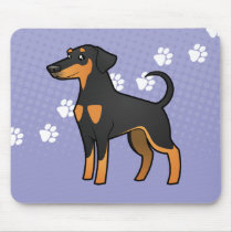 Cartoon Doberman Pinscher (floppy ears)