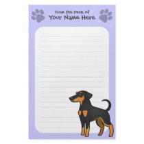 Cartoon Doberman Pinscher (floppy ears)