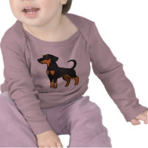 Cartoon Doberman Pinscher (floppy ears) Tee Shirts