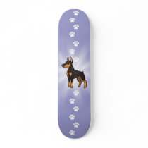 Cartoon Doberman Pinscher (pointy ears)