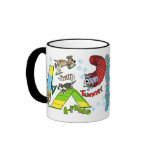 Cartoon Dog Agility Coffee Mug