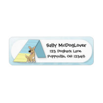 Cartoon Dog and A-Frame