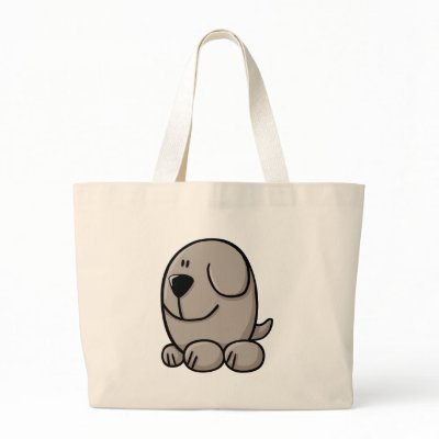 Cartoon Dog Bag by RandomGames