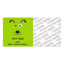Cartoon Dog Face Illustration