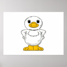 Cartoon Duck Posters