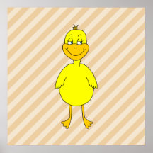 Cartoon Duck. Print
