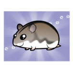 Cartoon Dwarf Hamster Postcard