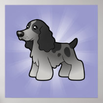 Cartoon English Cocker Spaniel
