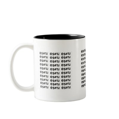 Cartoon Expletives Mugs by The_Spoken_Word