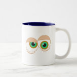 Cartoon eyes mug