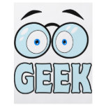Cartoon Eyes With Glasses GEEK flyers