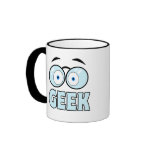 Cartoon Eyes With Glasses GEEK mugs