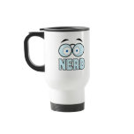 Cartoon Eyes With Glasses NERD Mug