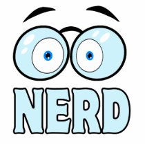 Cartoon Eyes With Glasses NERD Acrylic Cut Out