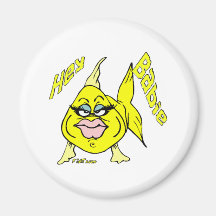 Cartoon Fish Collection by FishTs.com Fridge Magnets