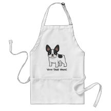 Cartoon French Bulldog Apron
