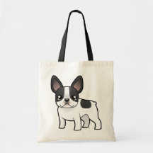 Cartoon French Bulldog Bag