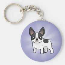 Cartoon French Bulldog Key Chain