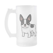Cartoon French Bulldog Coffee Mugs