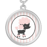 Cartoon French Poodle Pendants