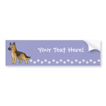 Cartoon German Shepherd