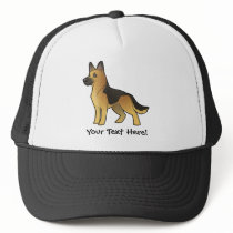 Cartoon German Shepherd