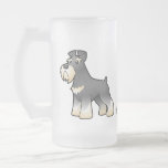 Cartoon Giant/Standard/Miniature Schnauzer Coffee Mug