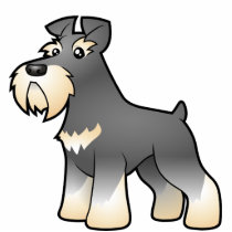 Cartoon Giant/Standard/Miniature Schnauzer