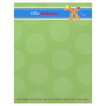 Cartoon Giraffe Fun Personal Custom Letterhead