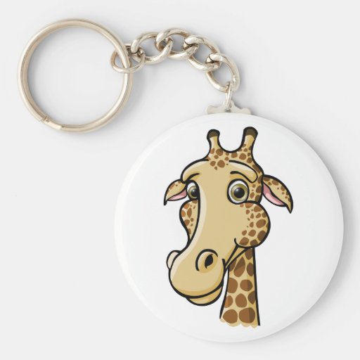Cartoon Giraffe Key Chains