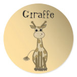 Cartoon Giraffe Sticker