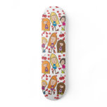 Cartoon Girls Skateboard