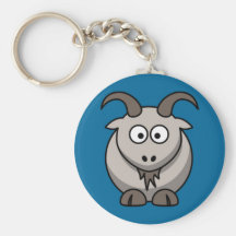 Cartoon Goat Keychain