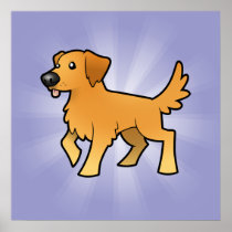 Cartoon Golden Retriever