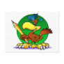 Cartoon Graduate Hawk Postcard