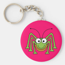 Cartoon Grasshopper Keychains