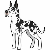 Cartoon Great Dane