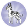Cartoon Great Dane Sticker